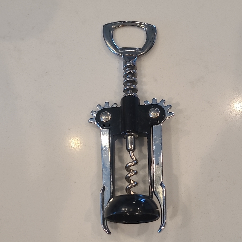 Stainless Steel Wing Corkscrew Wine Opener